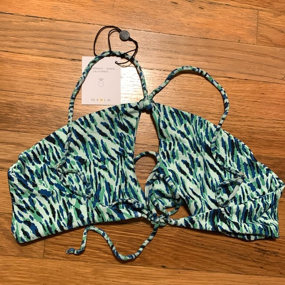 Skatie bikini top medium green color - Picture 2 of 2